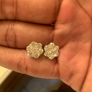 10k gold diamond earrings